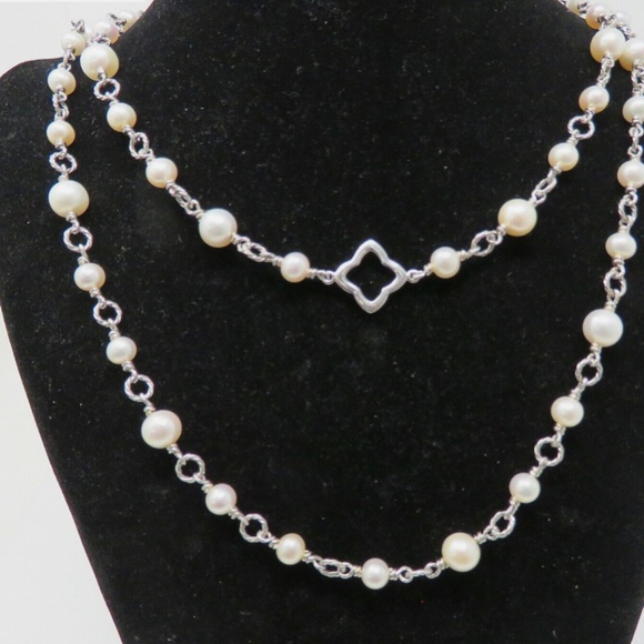 David Yurman necklace, Authentic, 2 strands are 36” long - Picture 7 of 12